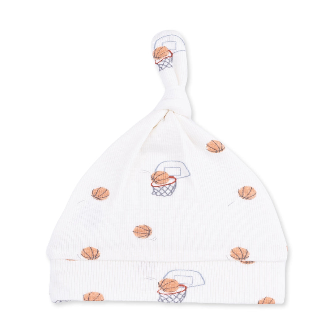 Mini Basketballs Knotted Gown &amp; Hat Set