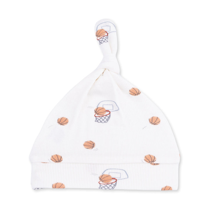 Mini Basketballs Knotted Gown &amp; Hat Set