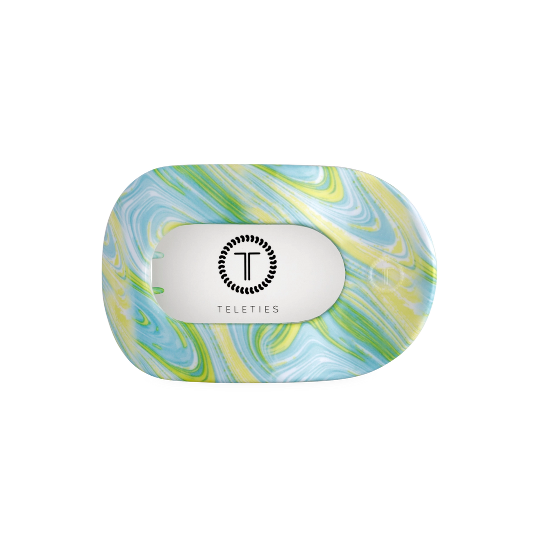 By The Sea Shore Medium Flat Round Teleties Clip