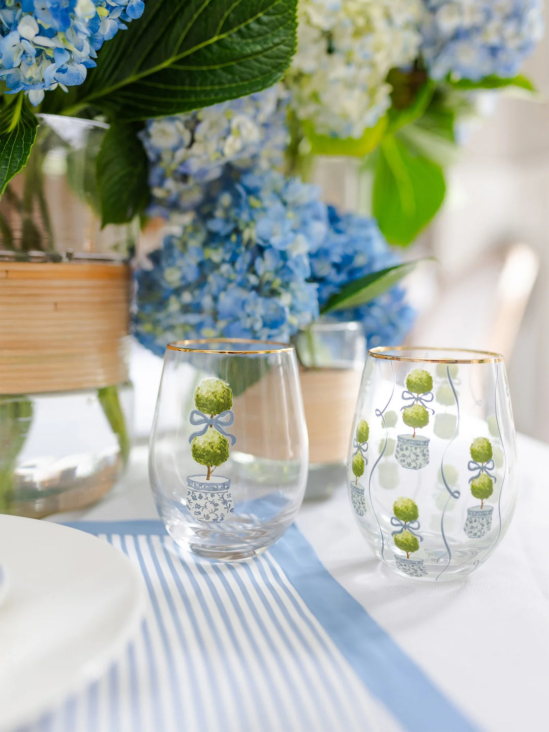 Topiary Stemless Glass