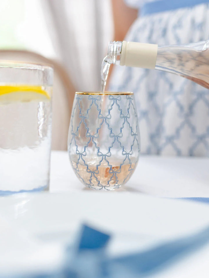 Bow Trellis Stemless Glass