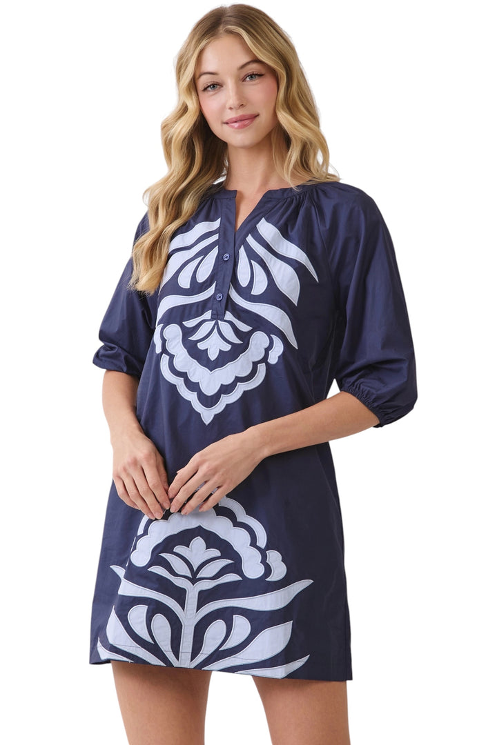 Pike Applique Mini Dress