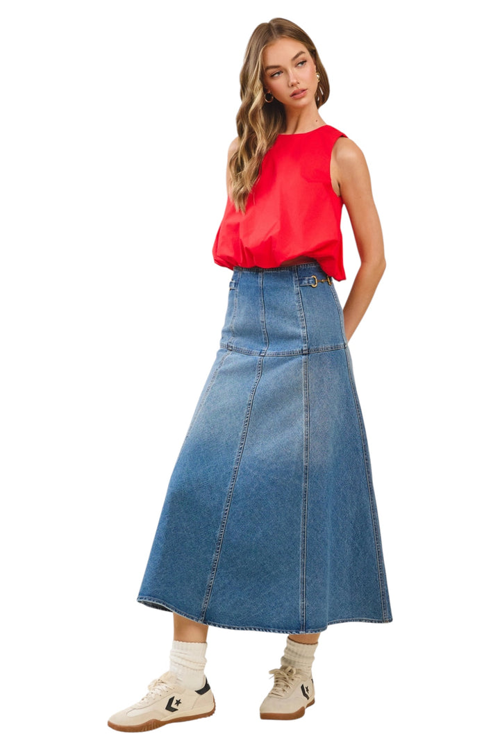 Colebrook Denim Skirt