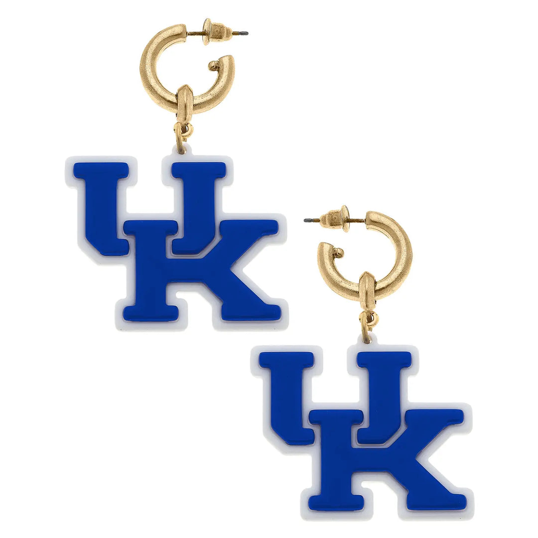 UK Logo Resin Earrings