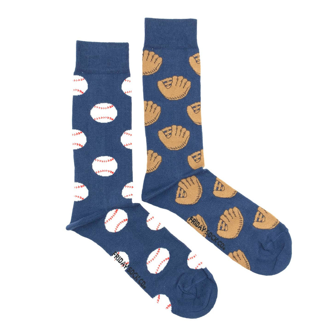 Men's Mismatched Baseball Socks