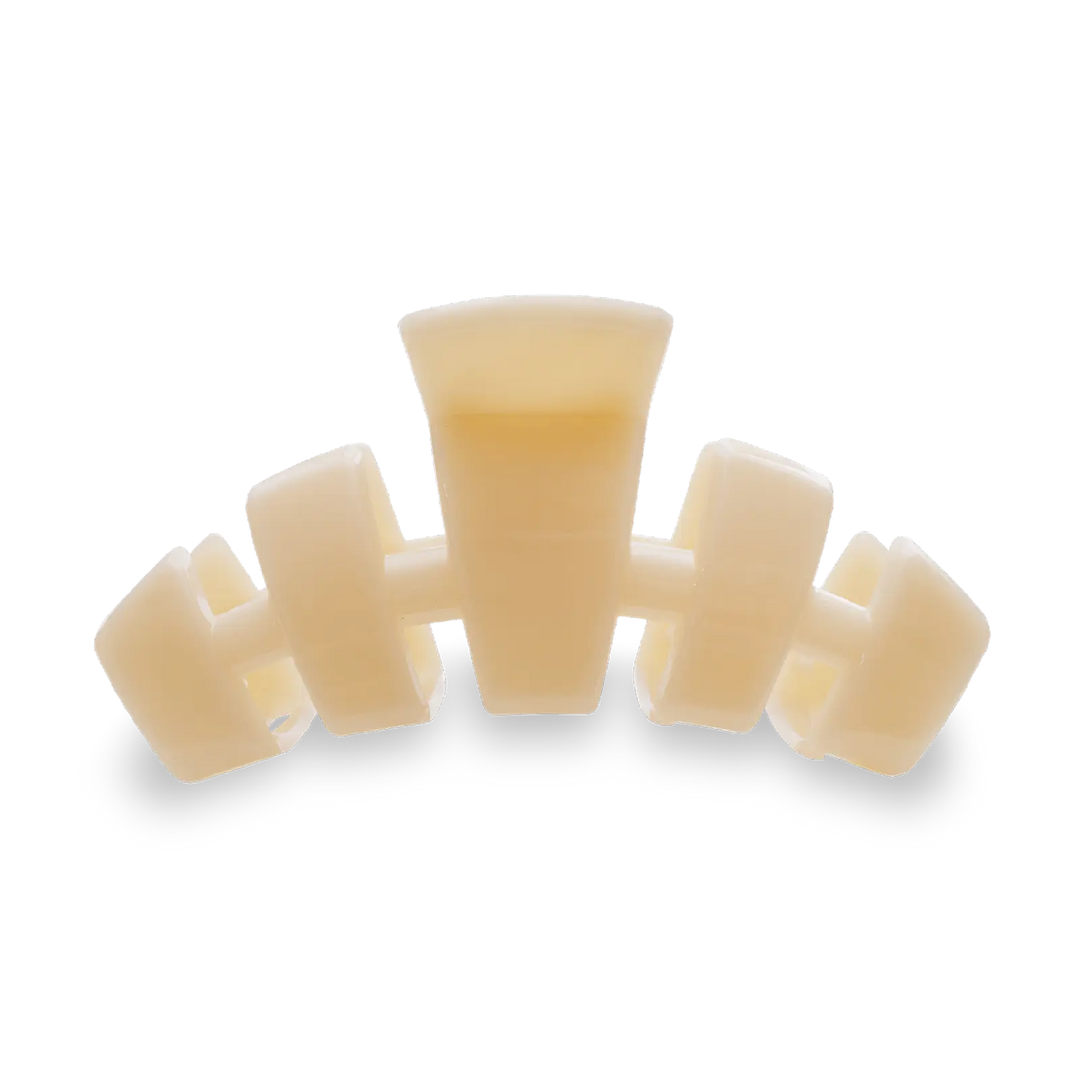 Almond Beige Small Classic Teleties Hair Clip