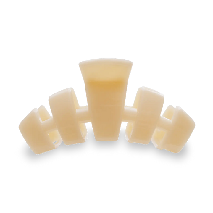 Almond Beige Small Classic Teleties Hair Clip