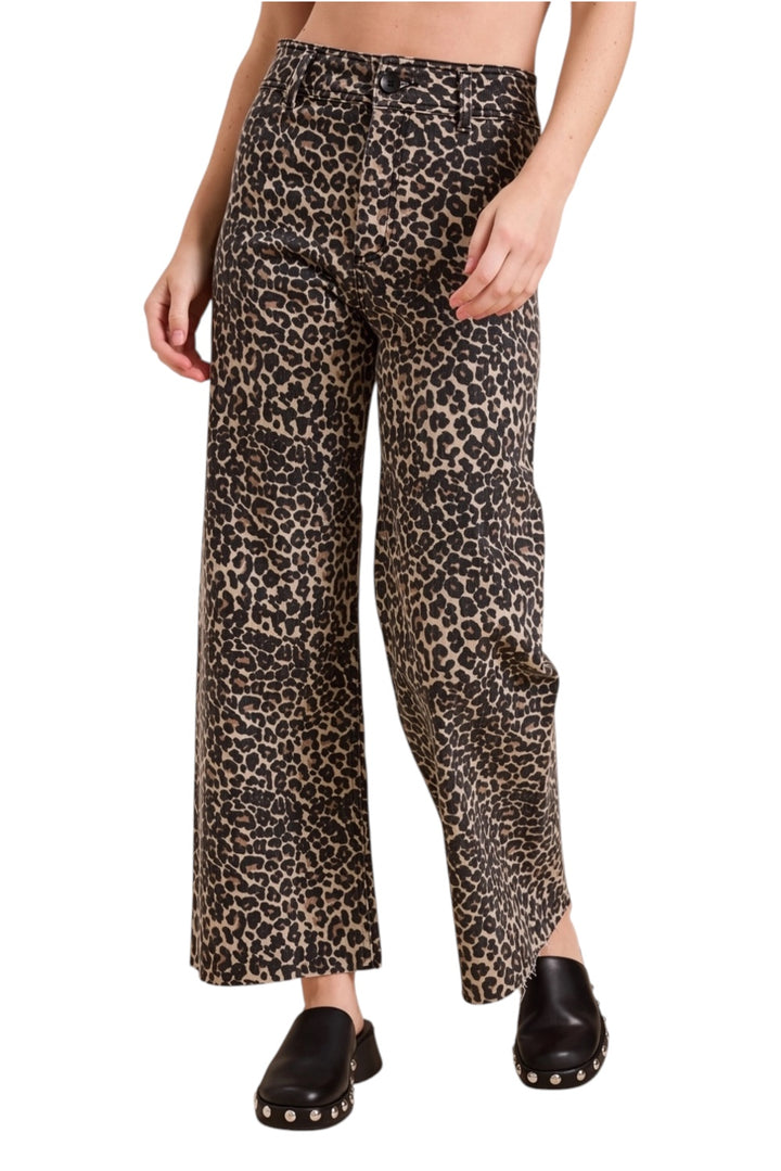 Riley Leopard Print Pants