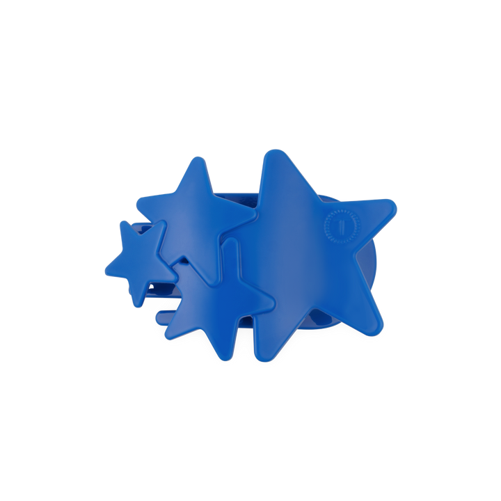 Blue Shooting Star Medium Teleties Flat Clip