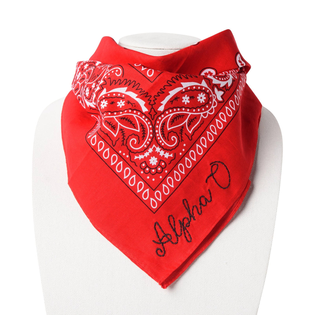 Embroidered Sorority Bandana