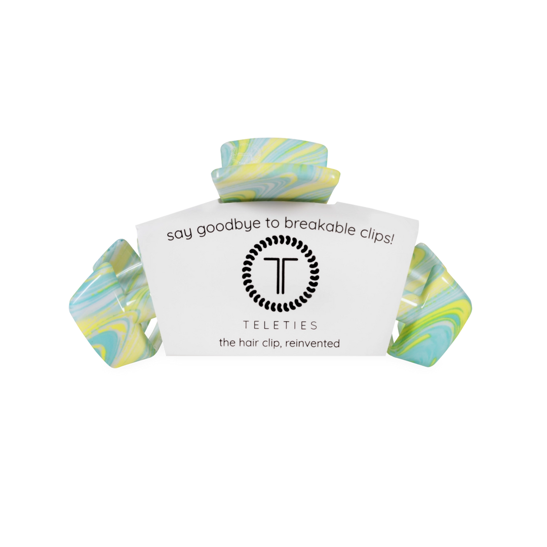 By The Sea Shore Medium Classic Teleties Hair Clip