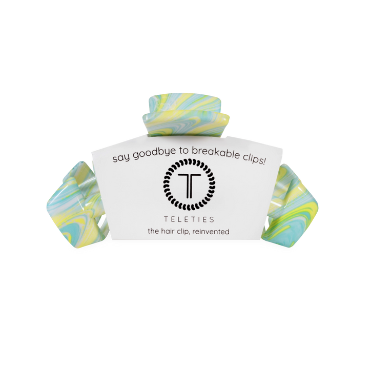 By The Sea Shore Medium Classic Teleties Hair Clip