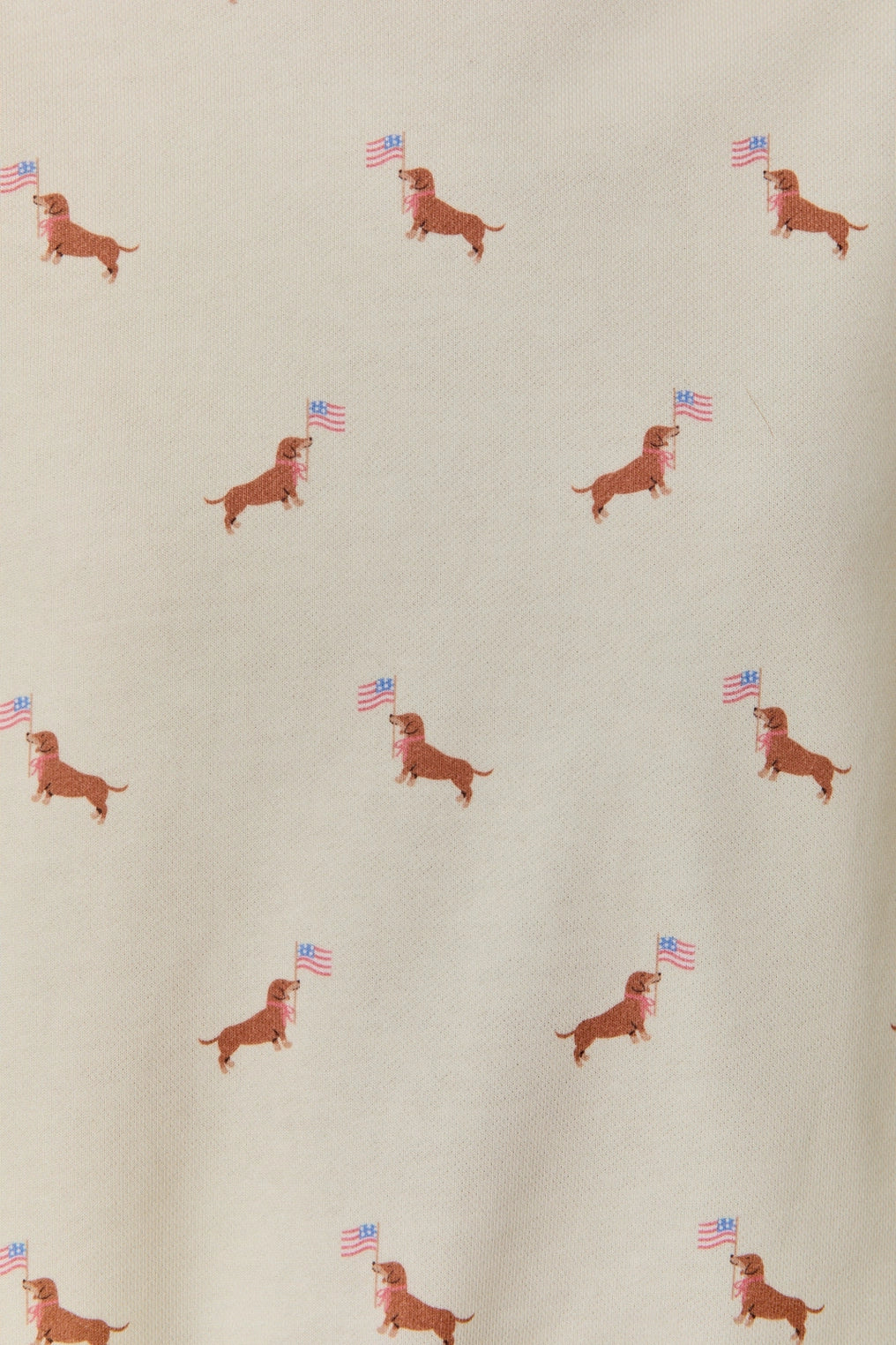 Kennedy Dachshund Flag Pullover