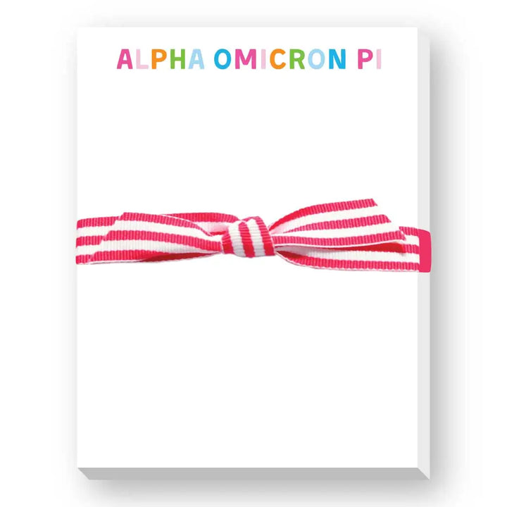 Confetti Sorority Mini Notepad