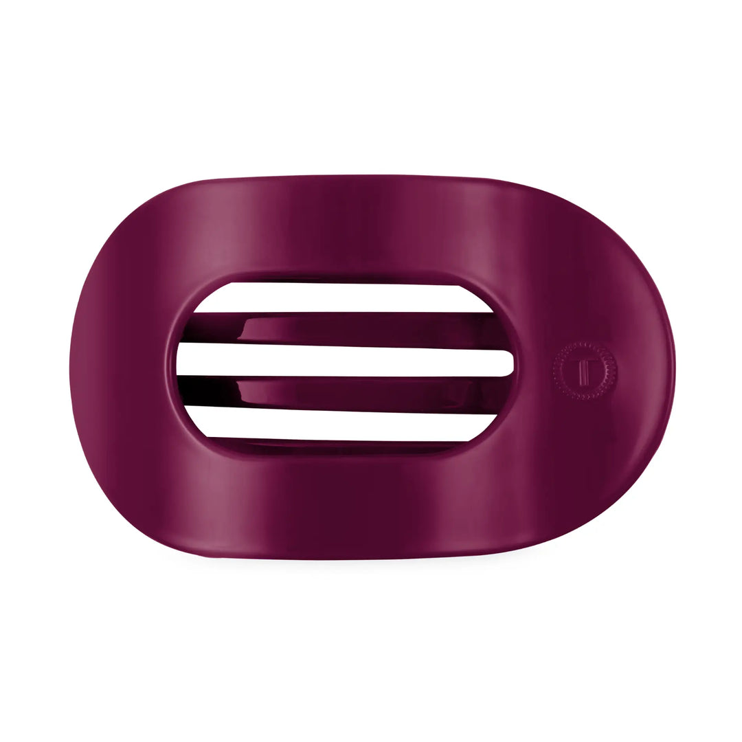 Mulberry Medium Flat Round Teleties Clip