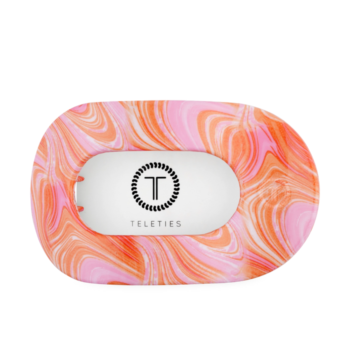 Just Keep Swimming Large Flat Round Teleties Clip