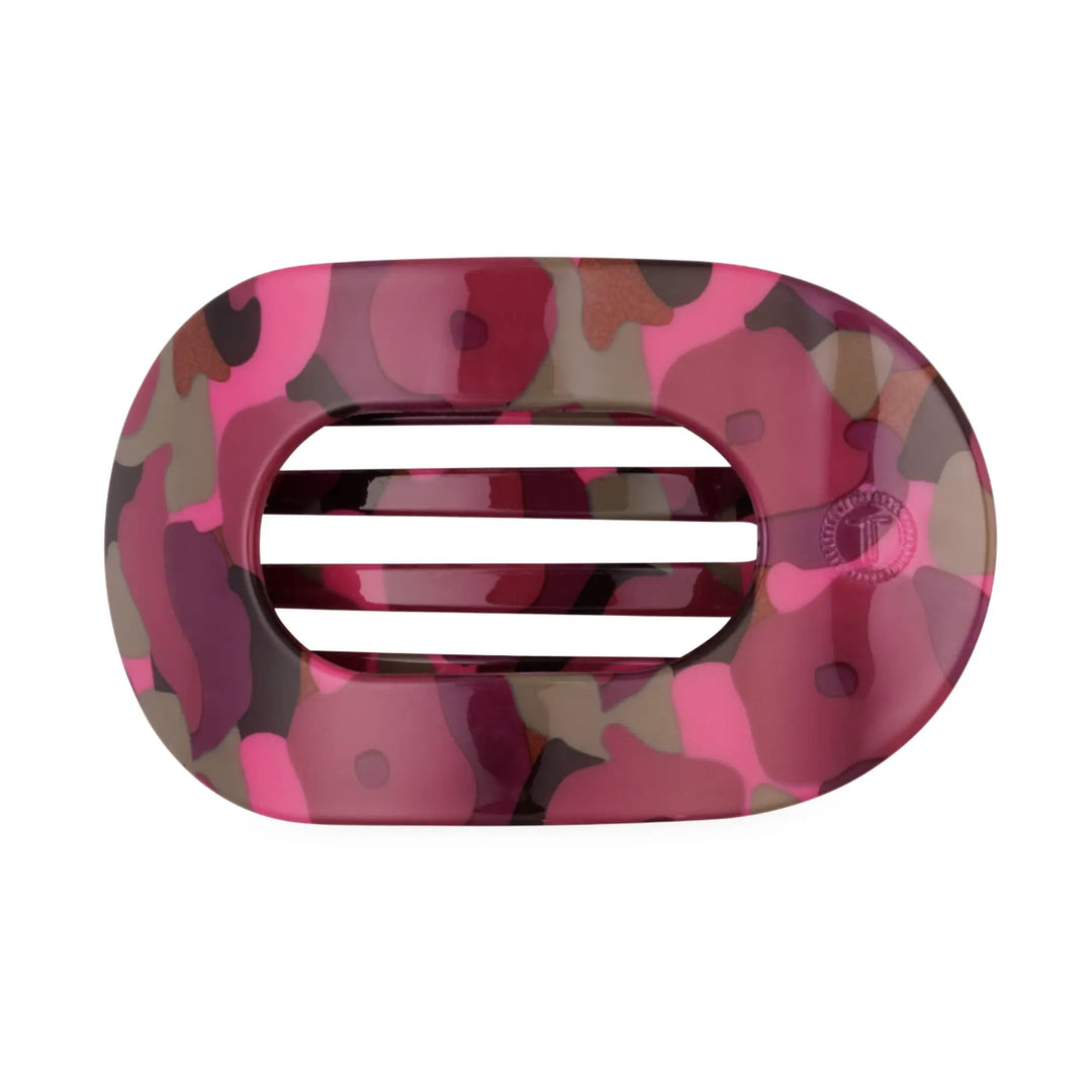 Garden Glam Medium Flat Round Teleties Clip