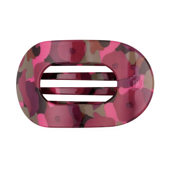 Garden Glam Medium Flat Round Teleties Clip