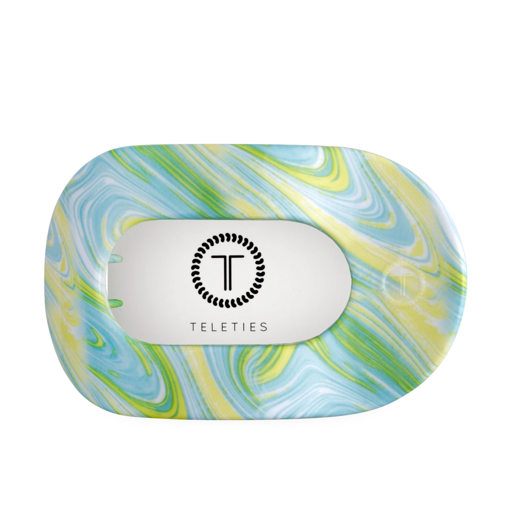 By The Sea Shore Large Flat Round Teleties Clip