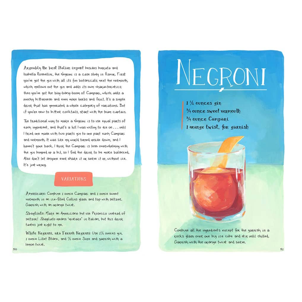 Cocktails in Color Cocktail Book