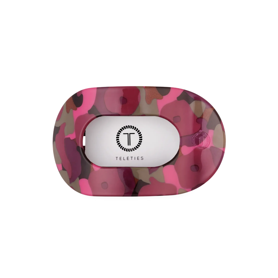 Garden Glam Medium Flat Round Teleties Clip
