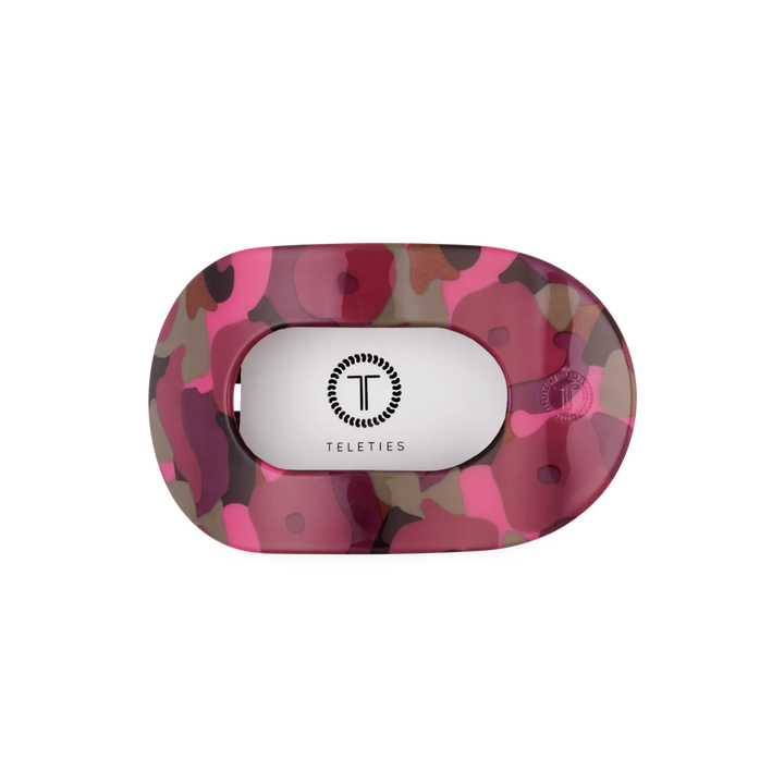 Garden Glam Medium Flat Round Teleties Clip