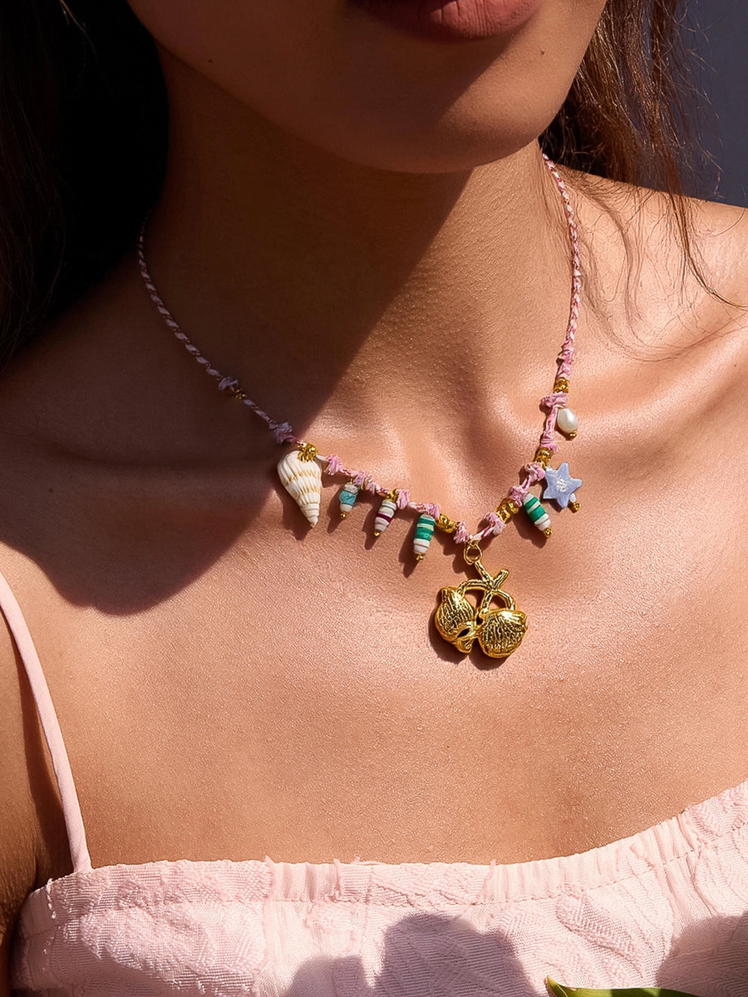 Marina Rope Charm Necklace