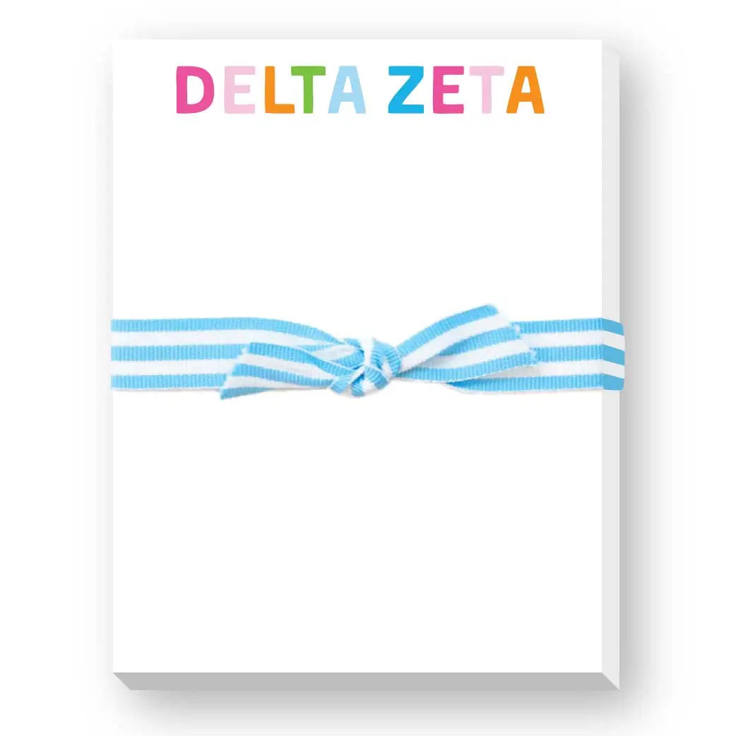 Confetti Sorority Mini Notepad