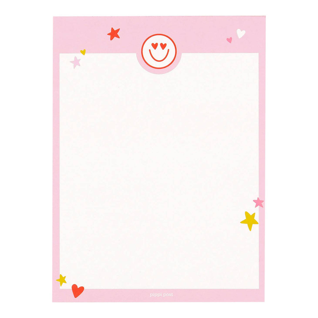 Heart Smiley Notepad