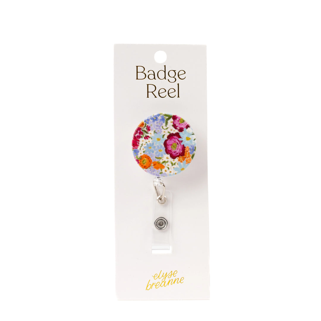 Floral Badge Reel