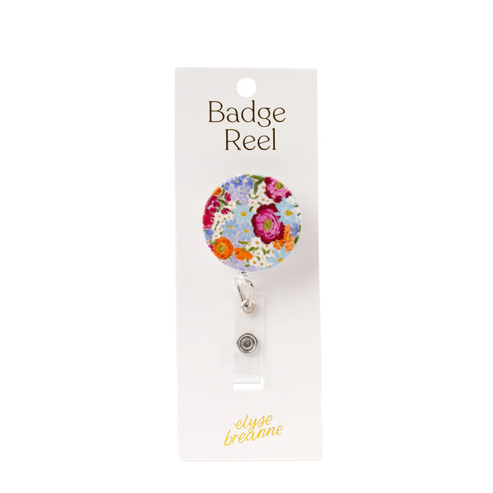 Floral Badge Reel