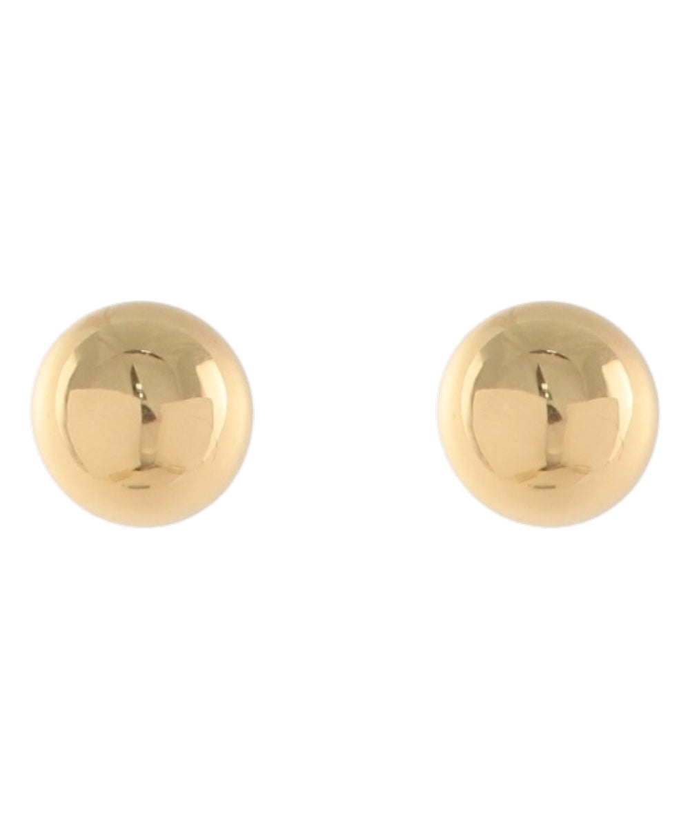 Gold Dipped Ball Earrings