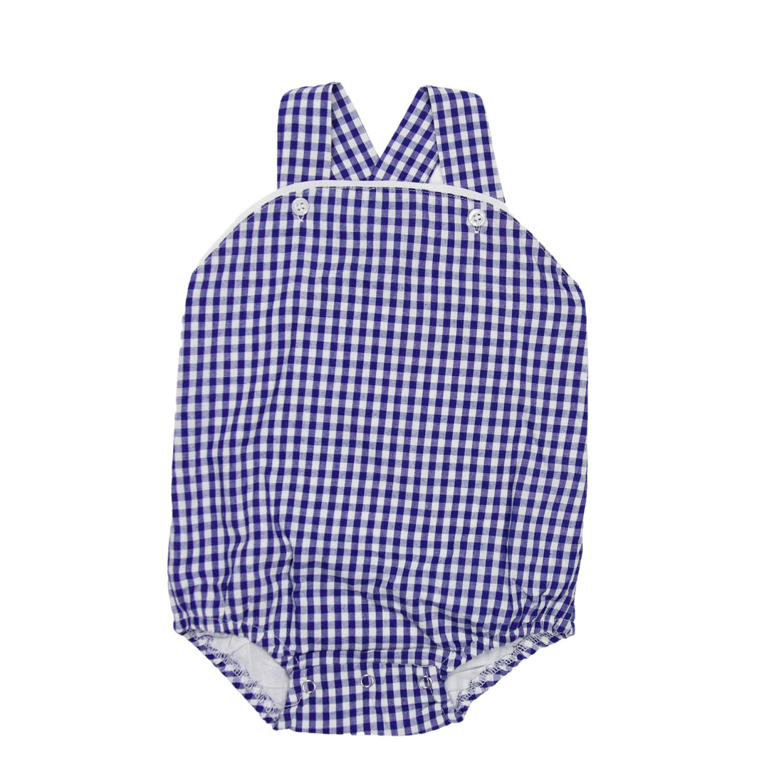 Cotton Gingham Sunsuit