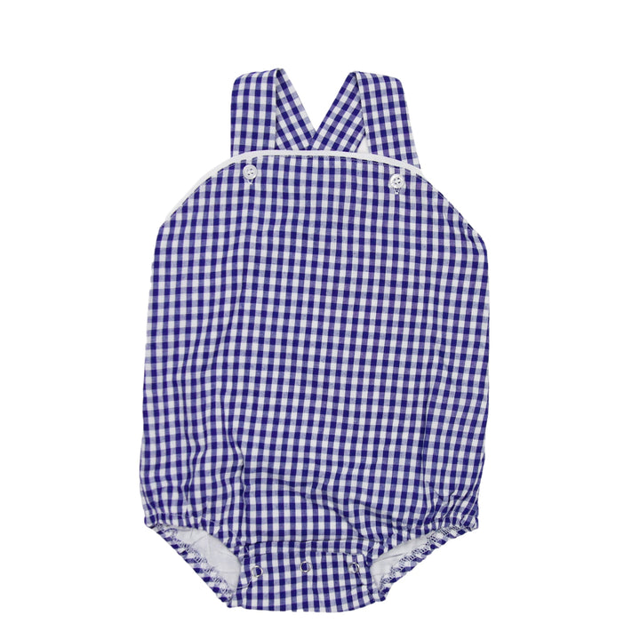 Cotton Gingham Sunsuit