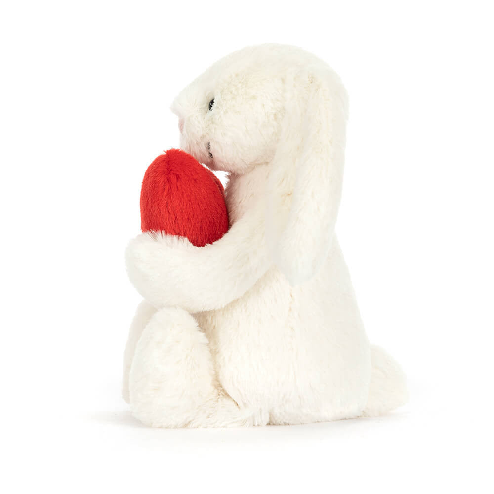 Bashful Red Love Heart Bunny Jellycat