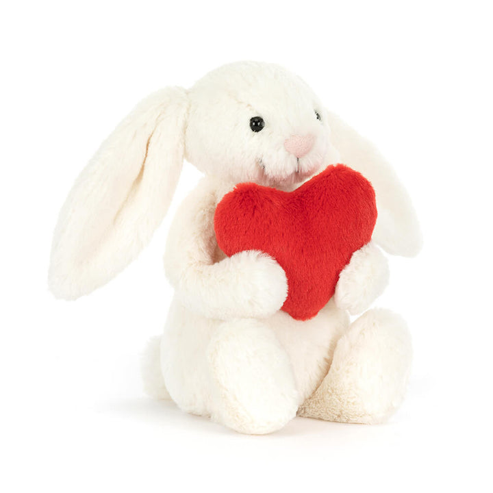 Bashful Red Love Heart Bunny Jellycat