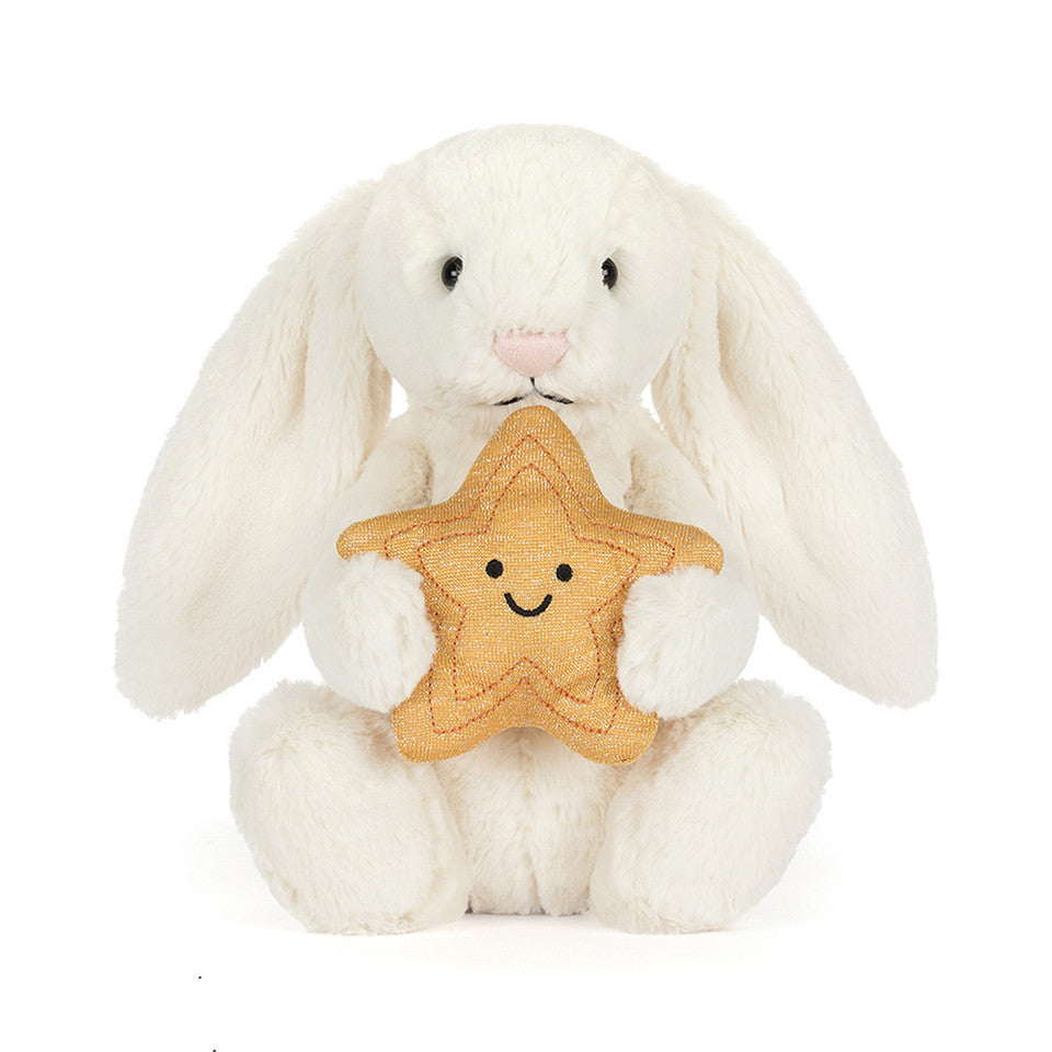 Cream Bunny with Star Jellycat