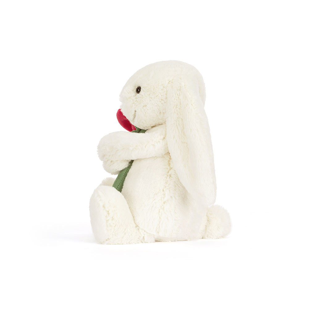 Cream Bunny with Rose Jellycat