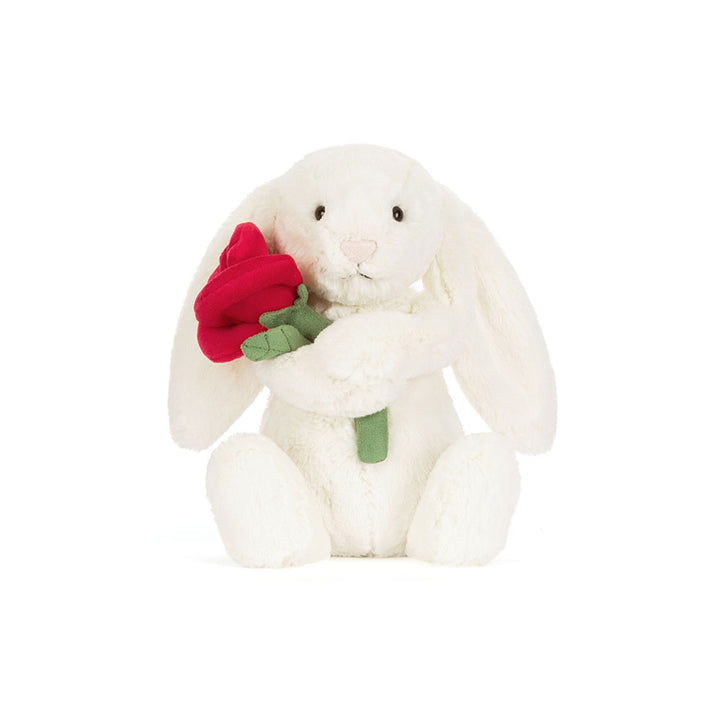 Cream Bunny with Rose Jellycat