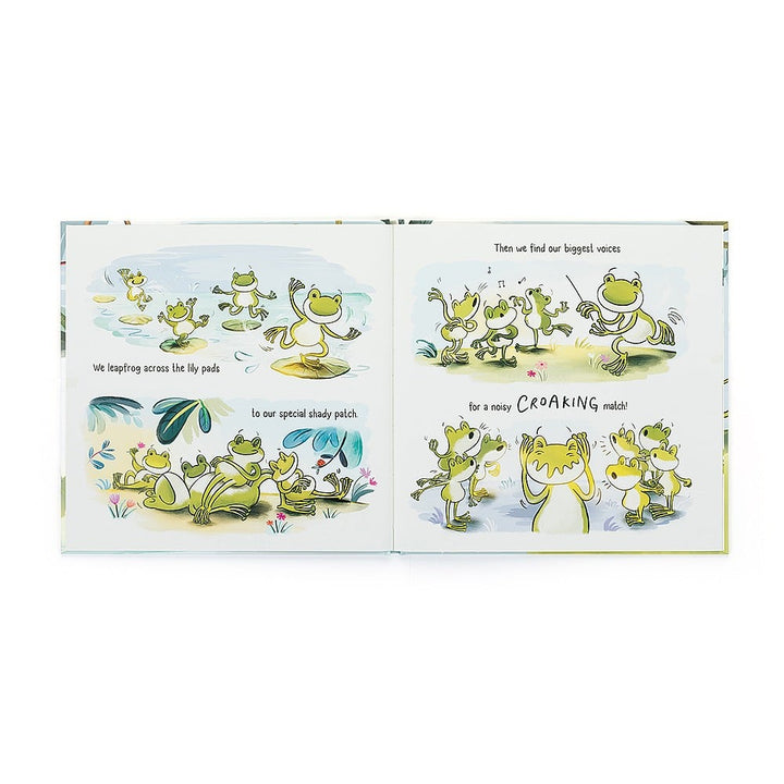 A Fantastic Day For Finnegan Frog Jellycat Book