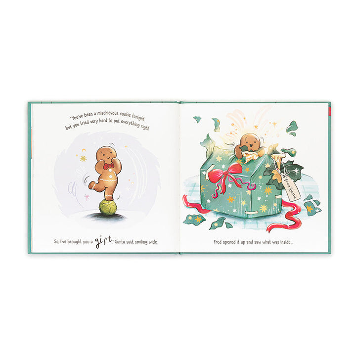 Gingerbread Fred Jellycat Book