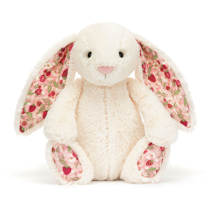 Blossom Cream Berry Bunny Jellycat, Medium