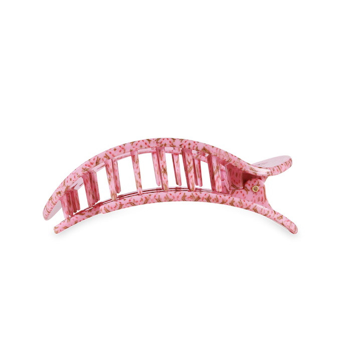 Berry Cozy Medium Flat Round Teleties Clip