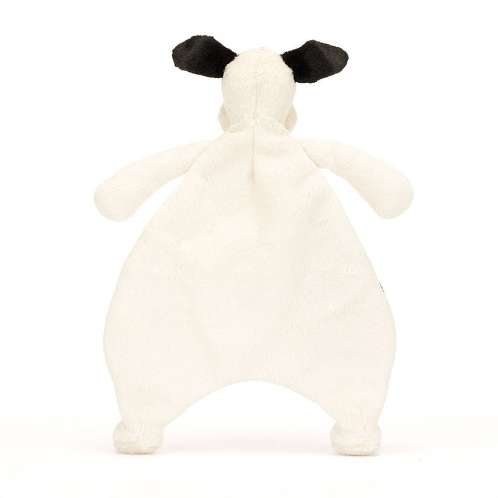 Bashful Black & Cream Puppy Comforter Jellycat