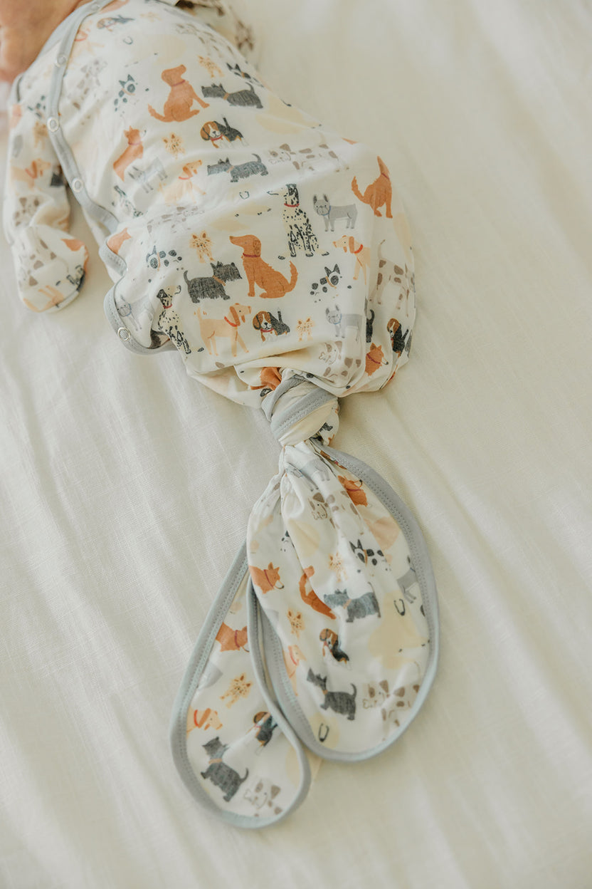 Rufus Newborn Knotted Gown
