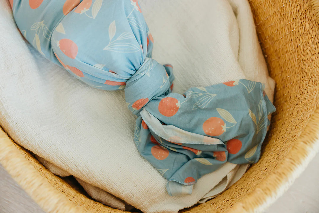 Clementine Knit Swaddle Blanket