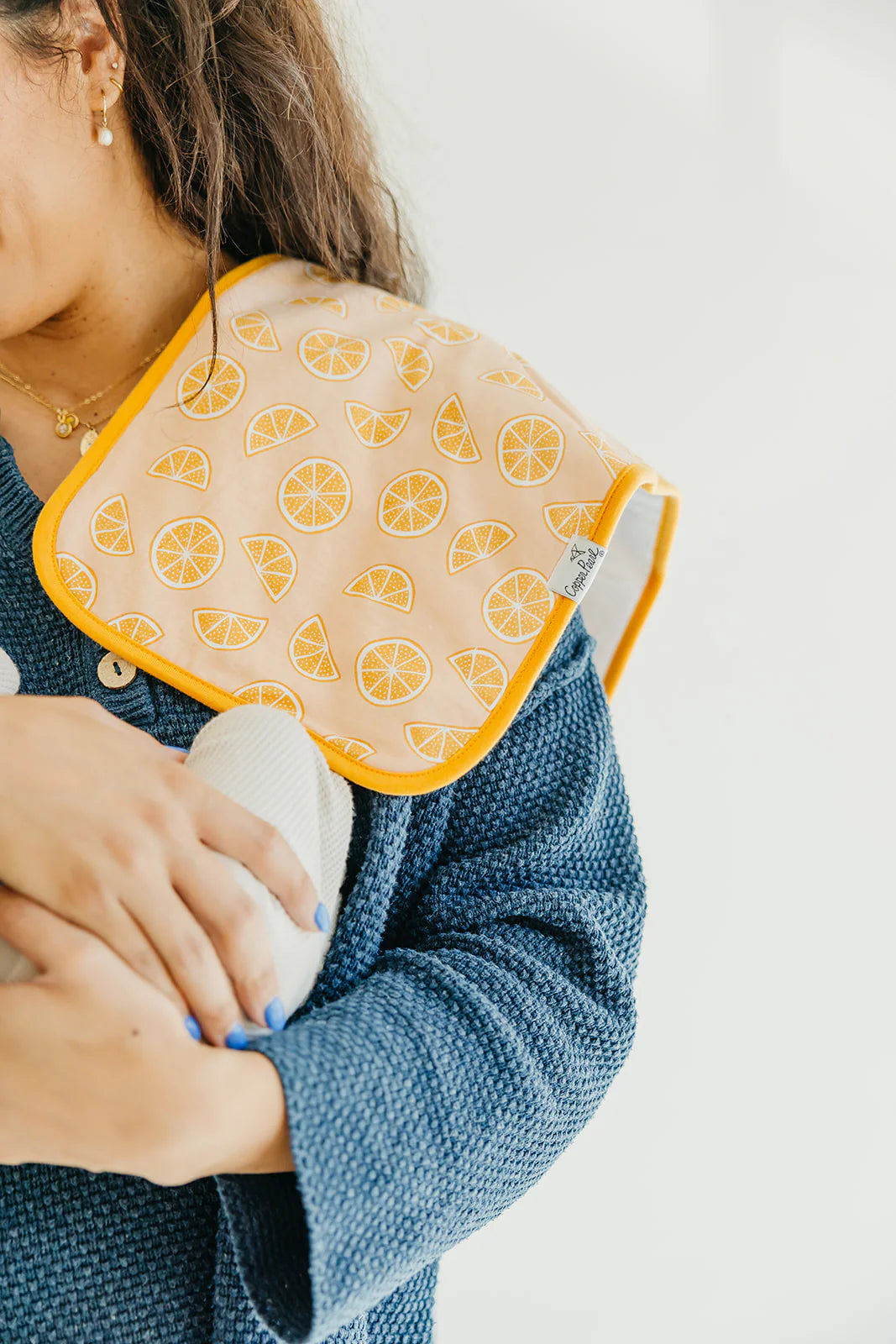 Clementine Burp Cloth Set