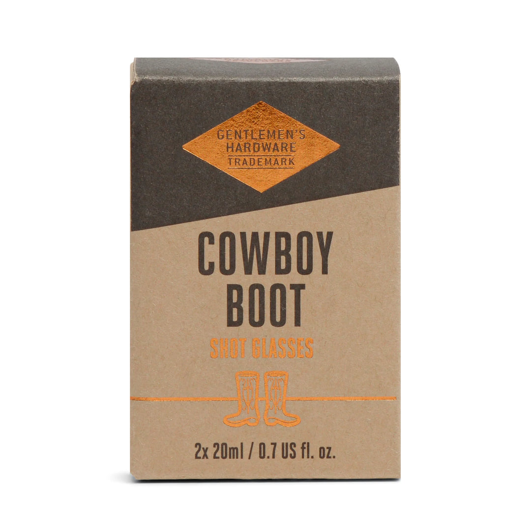 Cowboy Boot Shot Glass Set