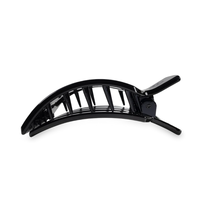 Jet Black Medium Flat Square Teleties Clip