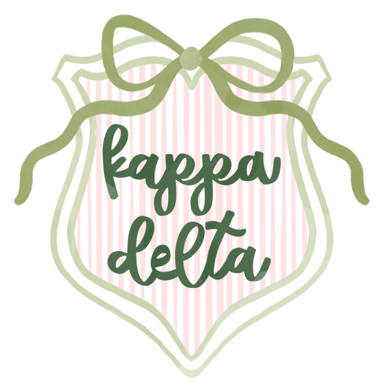 Sorority Bow Crest Sticker